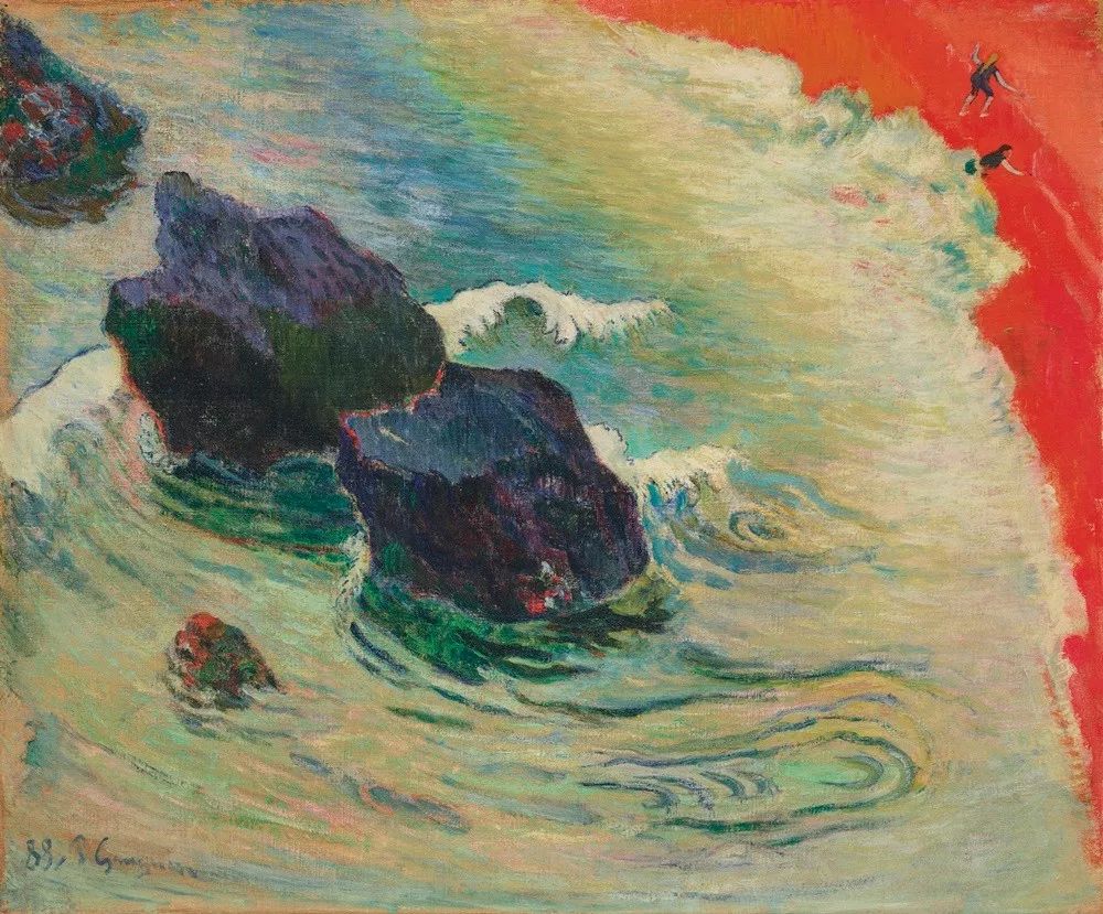 保羅·高更， 《海浪》，1888。圖片：Courtesy Christie's Images Ltd.